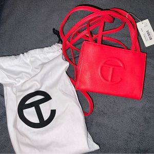 Red Small Telfar Bag